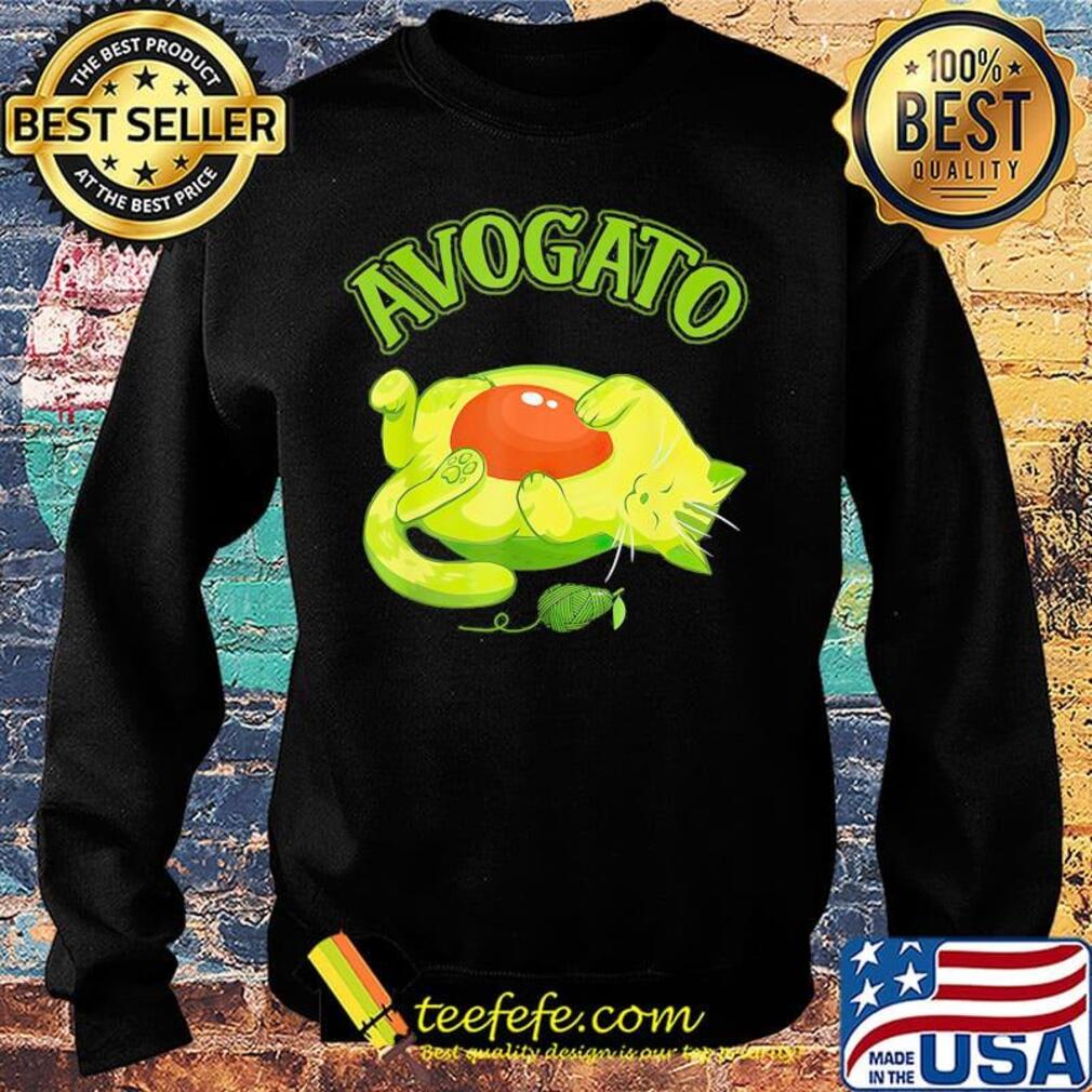 Avogato Avocado Cat Cute Face Puns Shirt Sweater Avogato Avocado Cat Cute Face Puns Shirt Sweater