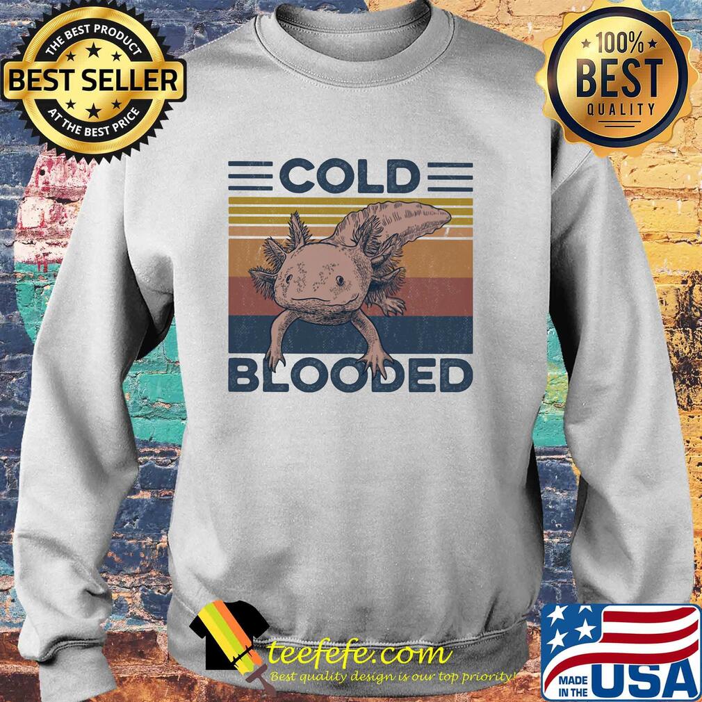 Axolotl cold blooded vintage retro s Sweater Axolotl cold blooded vintage retro s Sweater