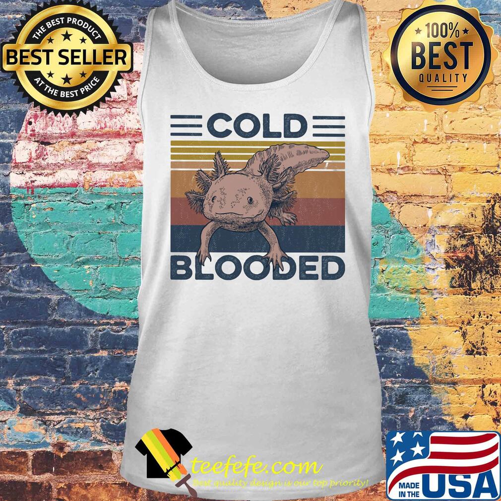 Axolotl cold blooded vintage retro s Tank top Axolotl cold blooded vintage retro s Tank top