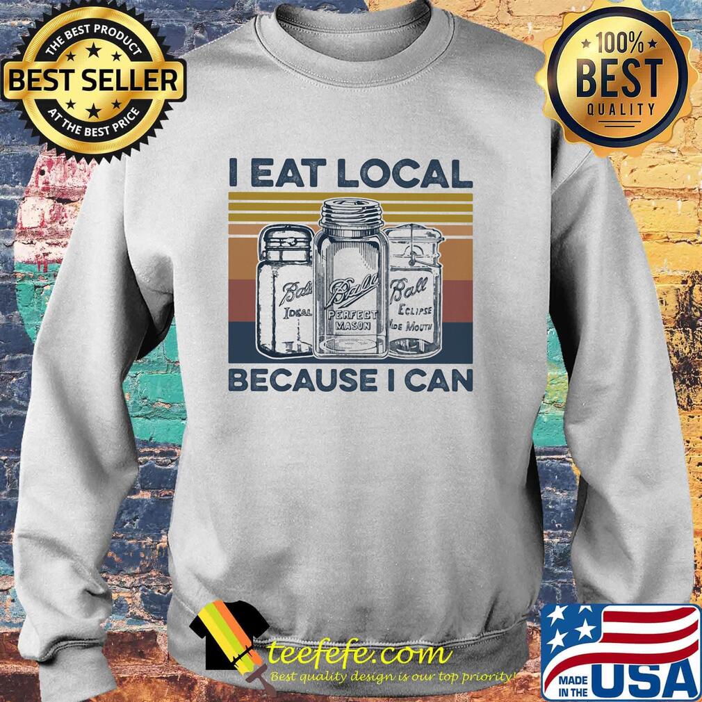 Ball perfect mason i eat local because i can vintage retro s Sweater Ball perfect mason i eat local because i can vintage retro s Sweater