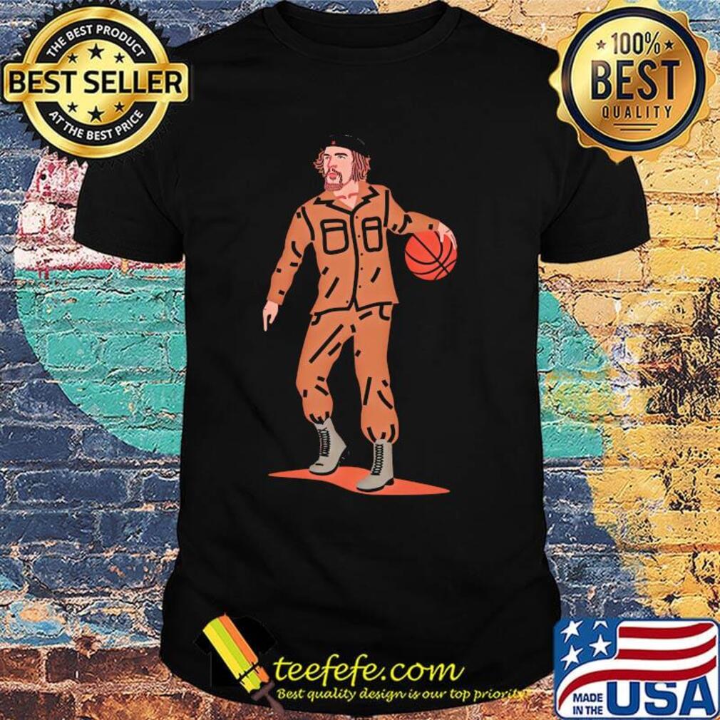 Balling che playing basketball art shirt