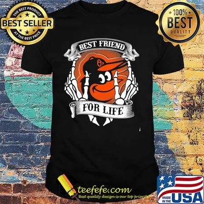 Baltimore orioles best friend for life seketon shirt