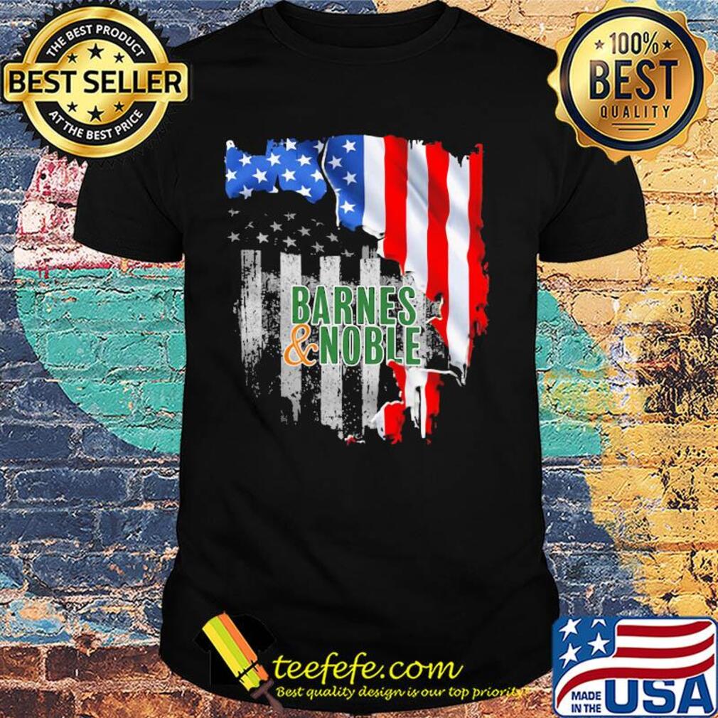 Barnes and noble american flag independence day shirt