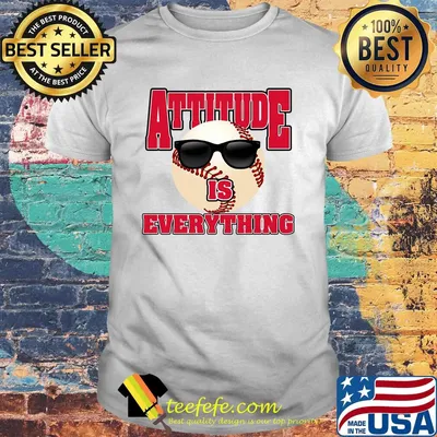 Baseball attitude is everything shirt
