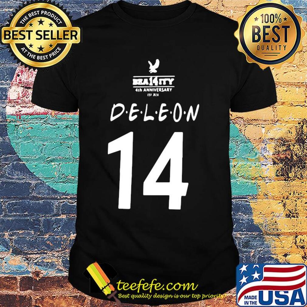 Bea14ity 4th anniversary deleon 14 champion shirt Bea14ity 4th anniversary deleon 14 champion shirt