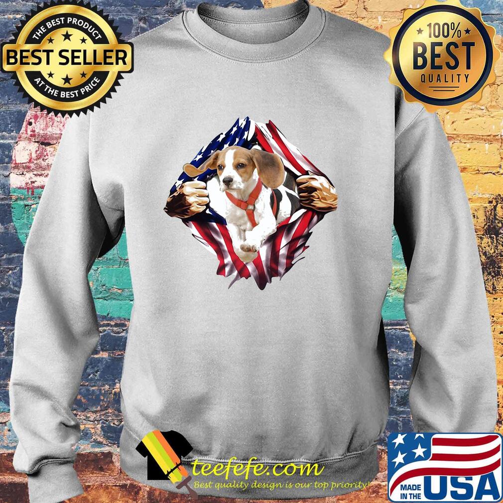 Beagle On The Flag Independence Day Shirt Sweater Beagle On The Flag Independence Day Shirt Sweater