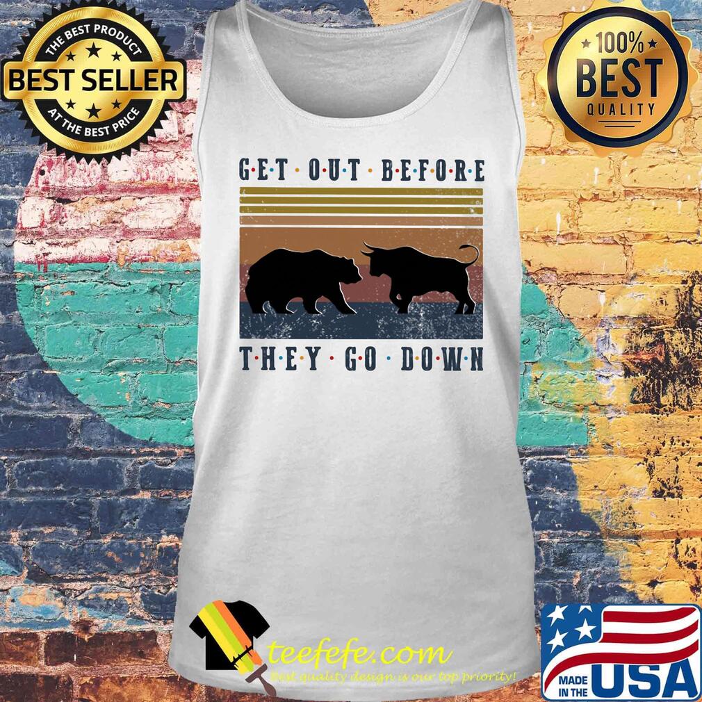 Bear and buffalo get out before they go down vintage retro s Tank top Bear and buffalo get out before they go down vintage retro s Tank top