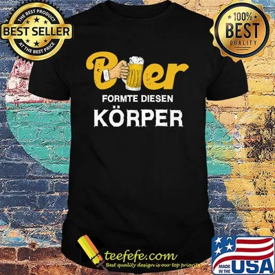 Beer formte diesen korper shirt