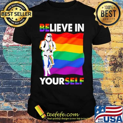 Believe In Yourself LGBT Rainbow Shirt