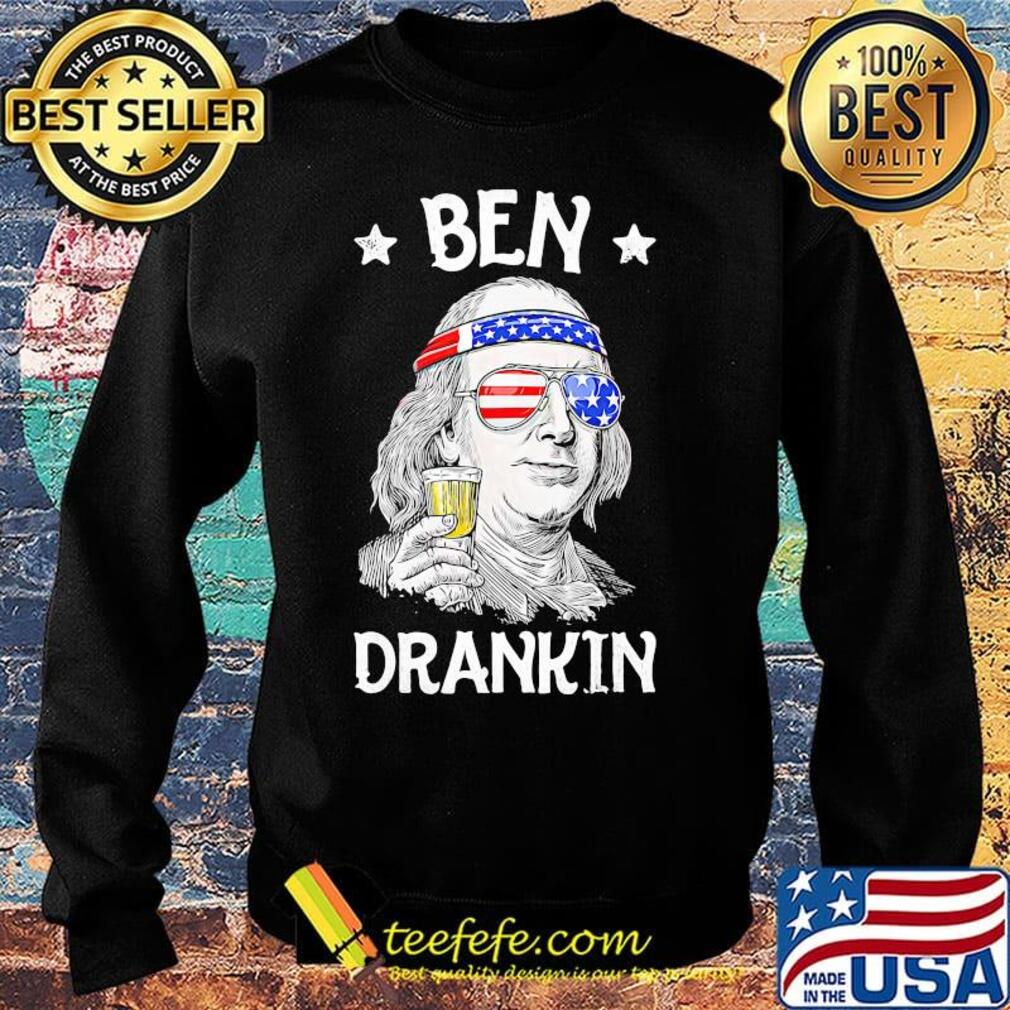 Ben drankin wine American flag veteran Independence day s Sweater Ben drankin wine American flag veteran Independence day s Sweater