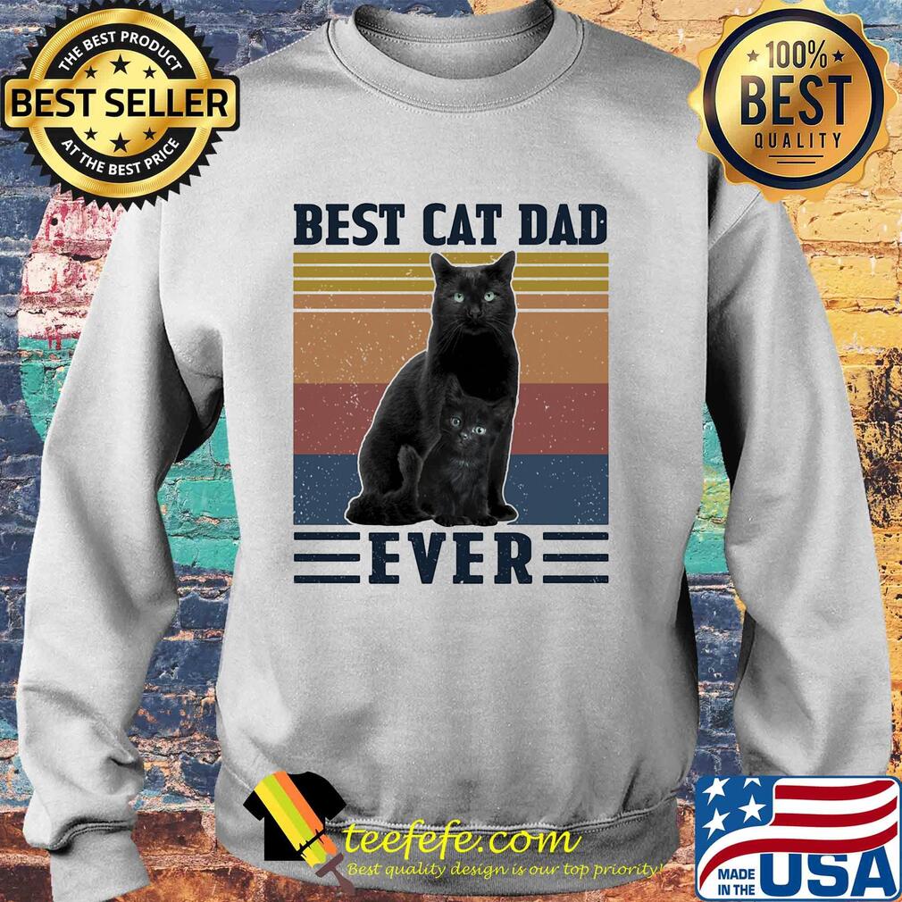 Best cat dad ever happy father's day vintage retro s Sweater Best cat dad ever happy father's day vintage retro s Sweater