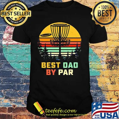 Best dad by par vintage shirt