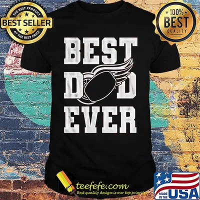 Best dad ever detroit red ice hockey dad father's day shirt