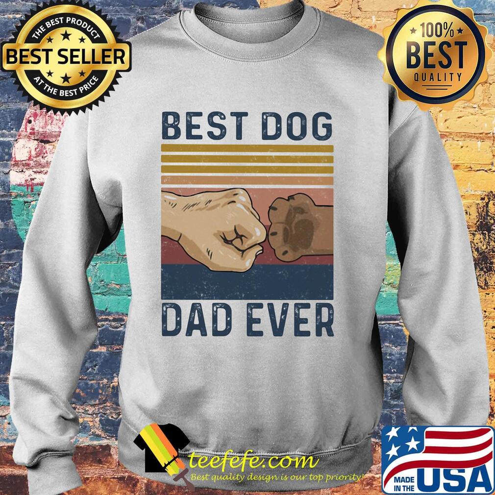 Best dog dad ever happy father's day vintage retro s Sweater Best dog dad ever happy father's day vintage retro s Sweater