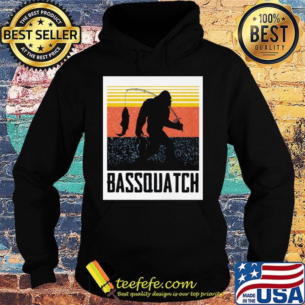 Bigfoot fishing vintage retro s Hoodie Bigfoot fishing vintage retro s Hoodie