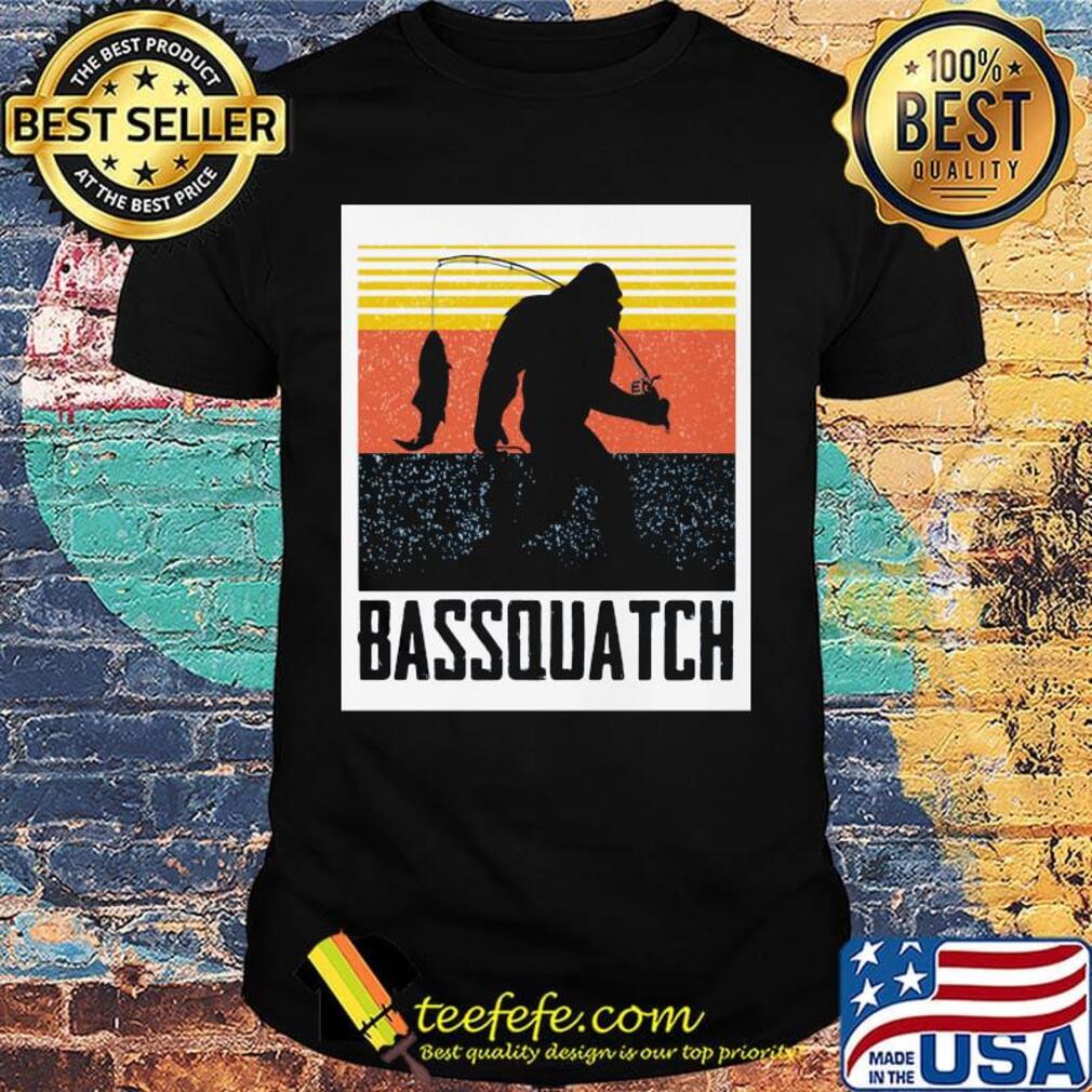 Bigfoot fishing vintage retro shirt Bigfoot fishing vintage retro shirt
