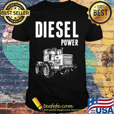Black diesel power classic shirt