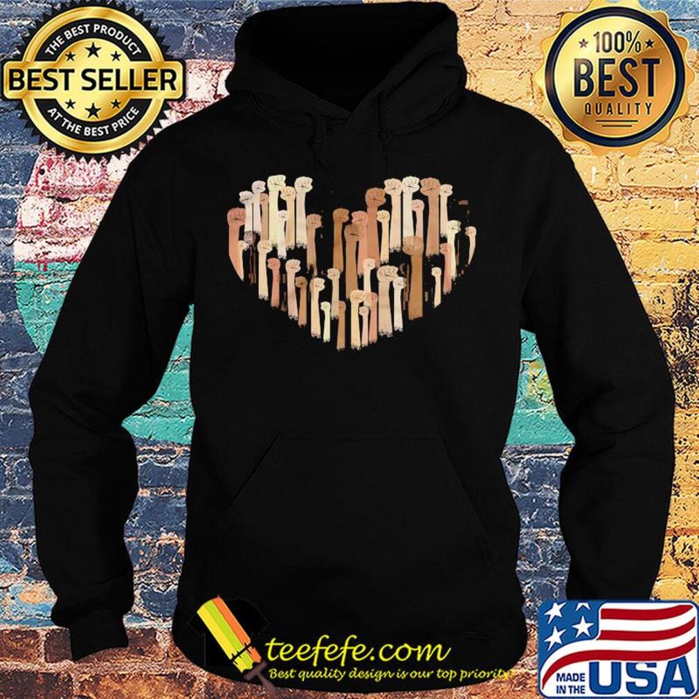 Black history month fist hand equality heart s Hoodie Black history month fist hand equality heart s Hoodie