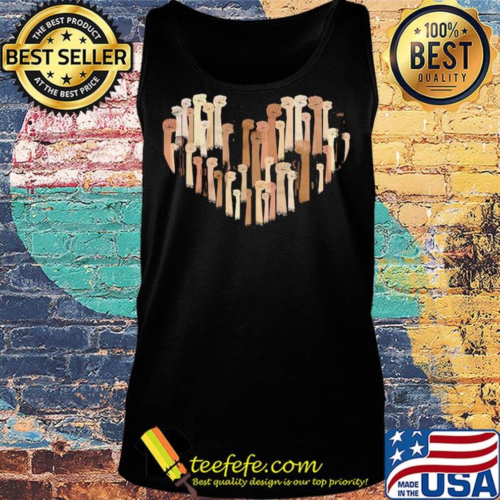 Black history month fist hand equality heart s Tank top Black history month fist hand equality heart s Tank top