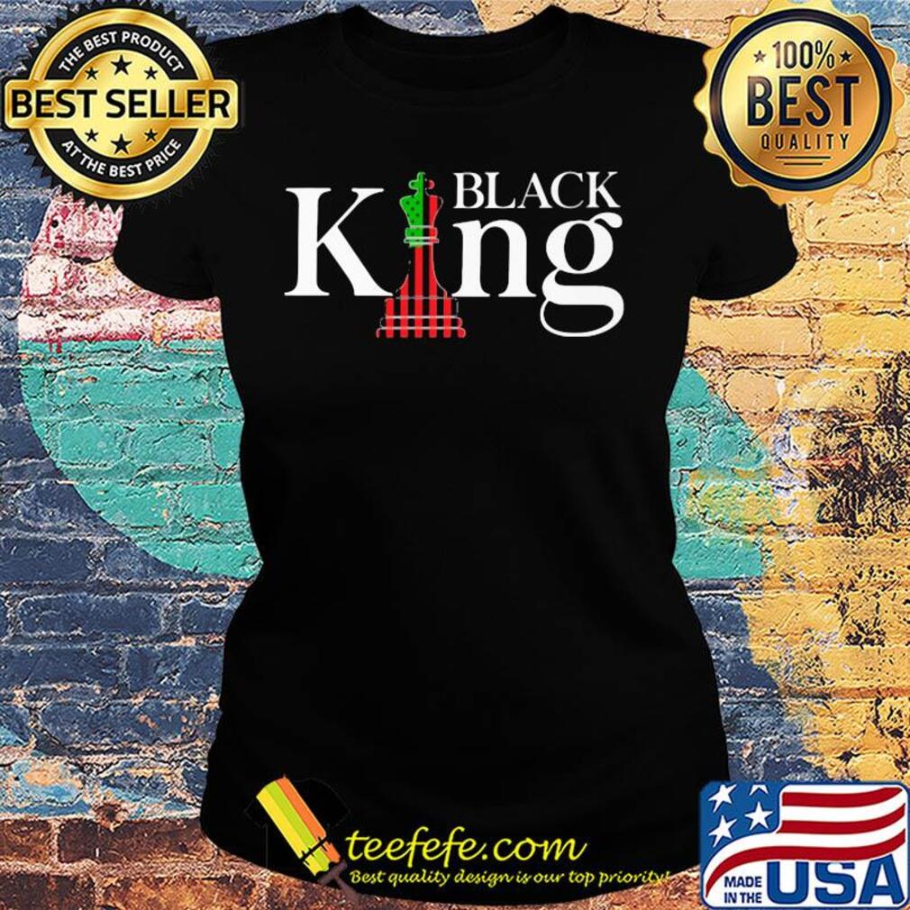 Black king american flag fathers day chess s Ladies tee Black king american flag fathers day chess s Ladies tee