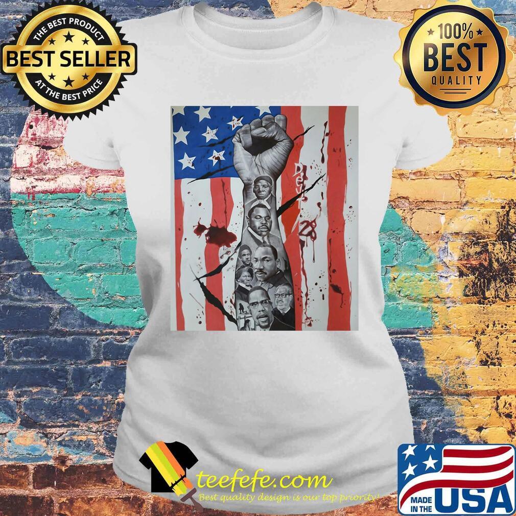 Black lives matter American flag veteran Independence day s Laides tee Black lives matter American flag veteran Independence day s Laides tee