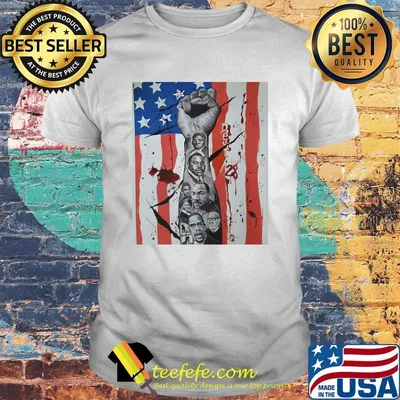 Black lives matter American flag veteran Independence day shirt