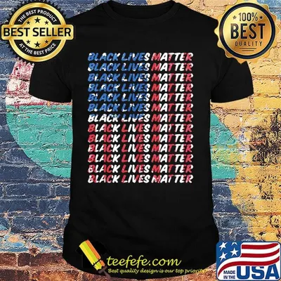 Black lives matter American flag veteran Independence day shirt