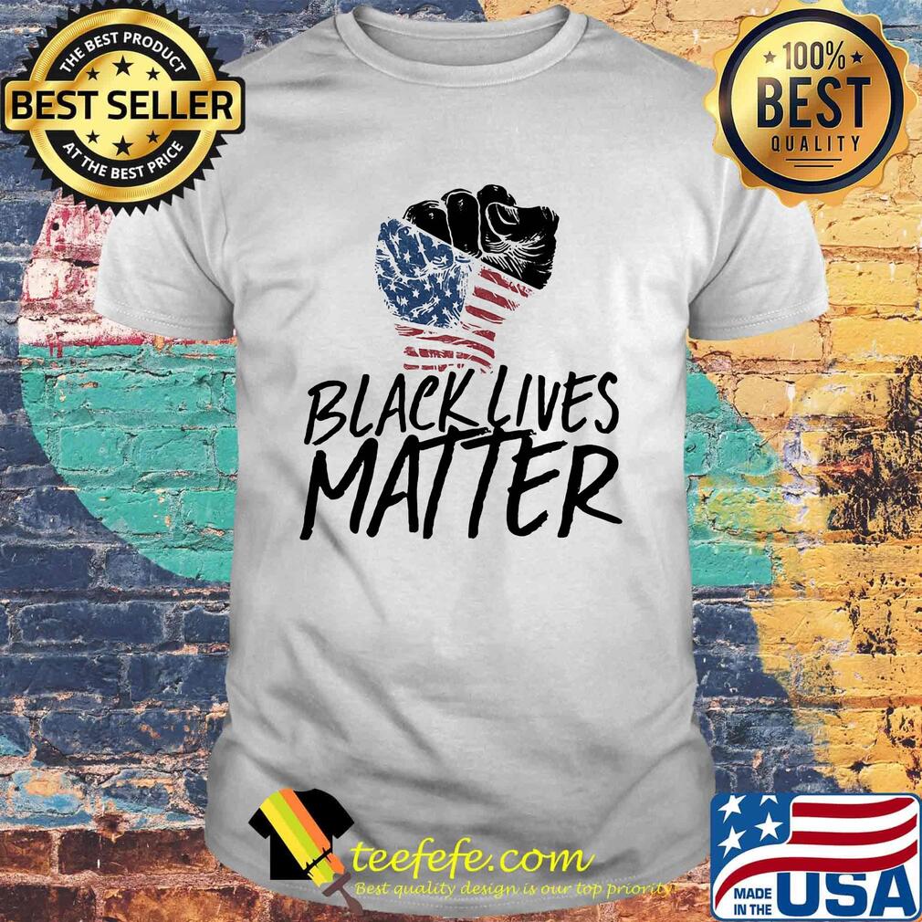 Black lives matter hand American flag veteran Independence day shirt Black lives matter hand American flag veteran Independence day shirt