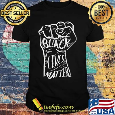 Black lives matter hand shirt