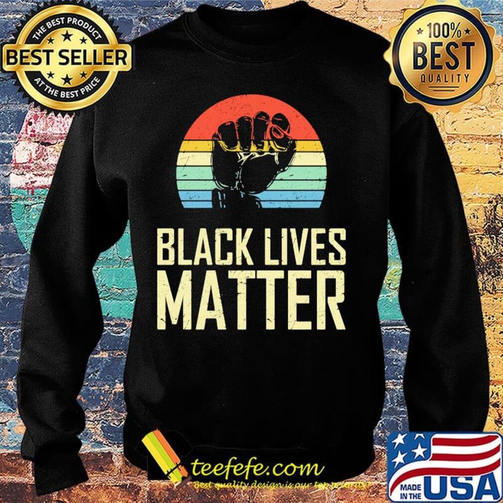 Black lives matter hand vintage retro s Sweater Black lives matter hand vintage retro s Sweater