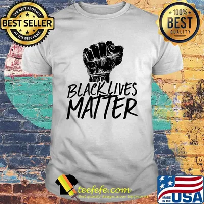 Black lives matter while shirt