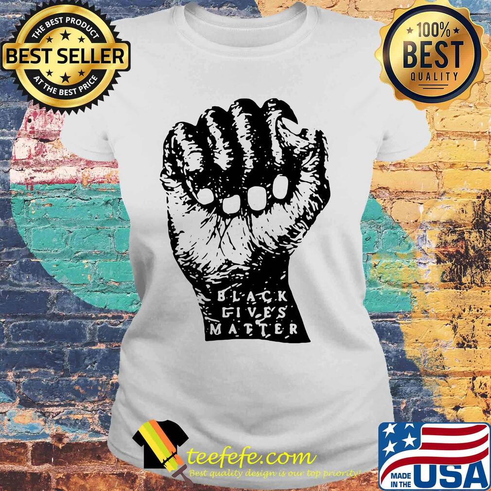 Black lives matter white hand s Laides tee Black lives matter white hand s Laides tee