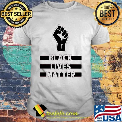Black lives matter white shirt