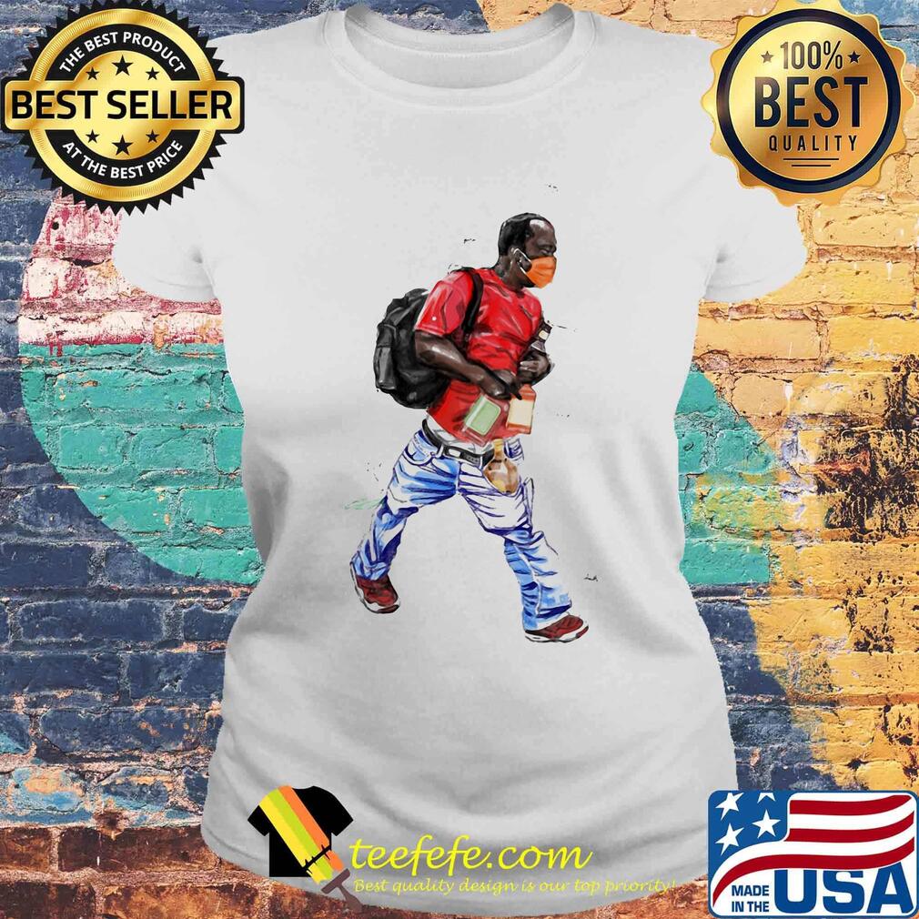 Black man father figure happy fathers day s Laides tee Black man father figure happy fathers day s Laides tee