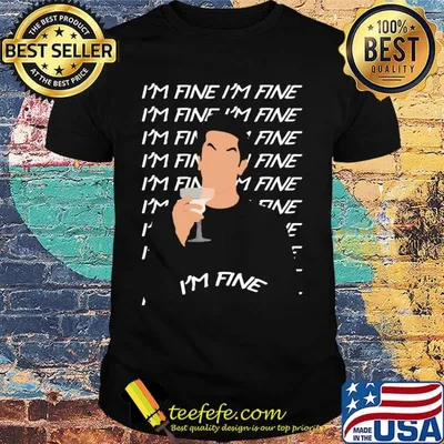 Black man i'm fine i'm fine shirt