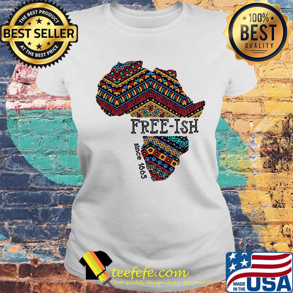 Black map free-ish since 1865 s Laides tee Black map free-ish since 1865 s Laides tee