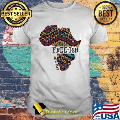 Black map free-ish since 1865 shirt