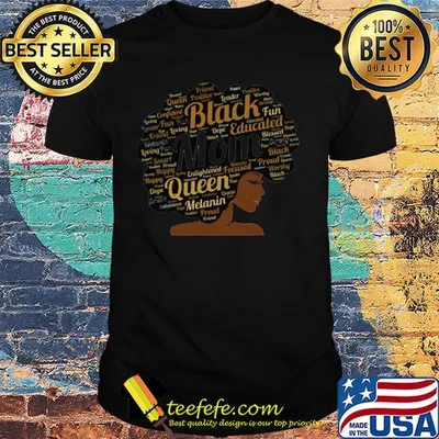 Black mom queen melanin shirt