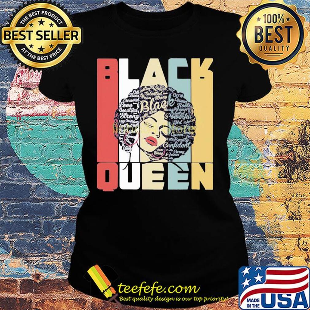 Black queen retro colors s Ladies tee Black queen retro colors s Ladies tee
