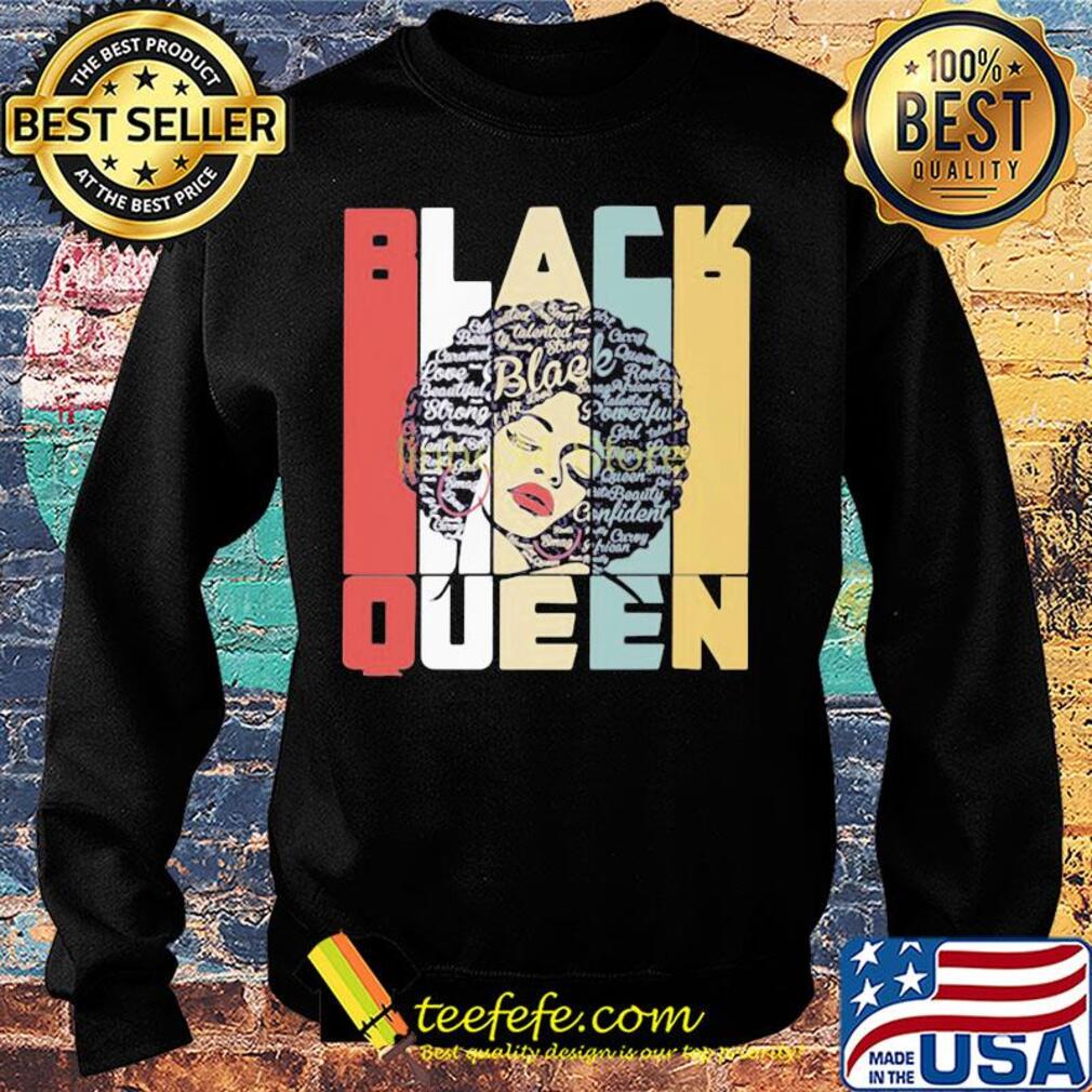 Black queen vintage retro s Sweater Black queen vintage retro s Sweater