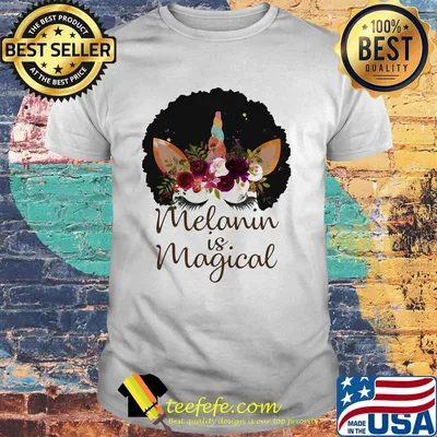 Black woman hippie melanin is magical flowers shirt