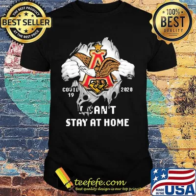 Blood insides anheuser-busch logo covid-19 2020 i can't stay at home shirt