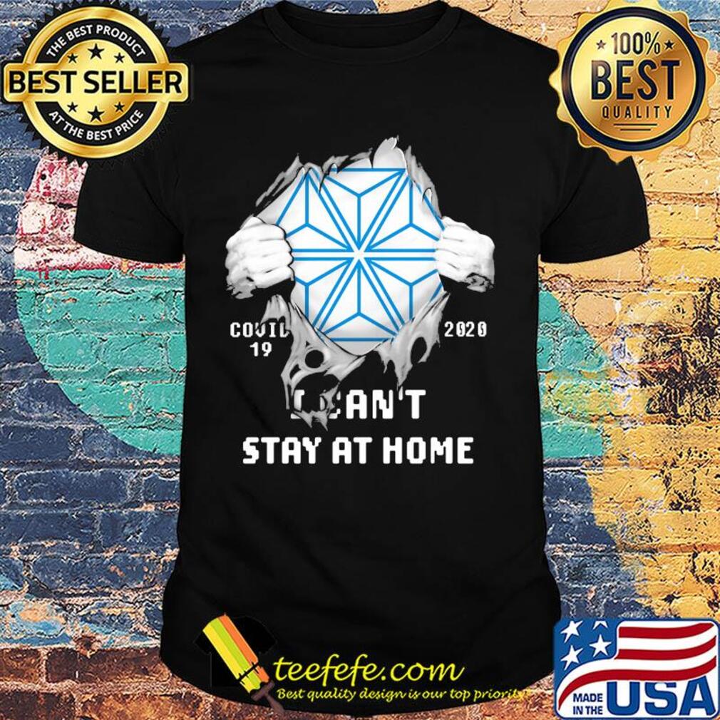 Blood insides bristol myers squibb covid-19 2020 I can't stay at home shirt