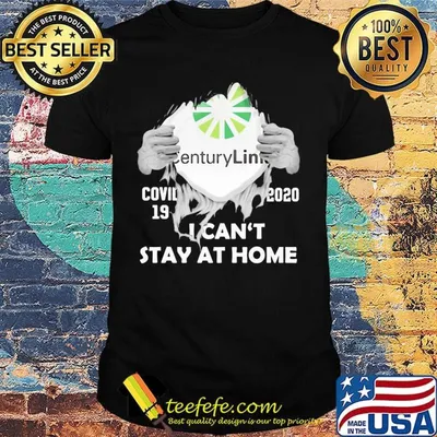 Blood insides centurylink covid-19 2020 i can't stay at home shirt