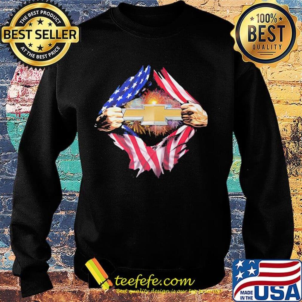 Blood insides general motors firework american flag independence day s Sweater Blood insides general motors firework american flag independence day s Sweater