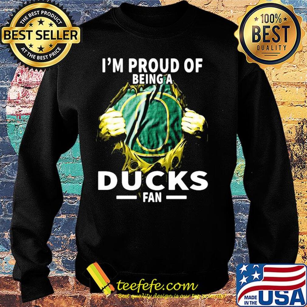 Blood insides I'm proud of being a oregon ducks fan s Sweater Blood insides I'm proud of being a oregon ducks fan s Sweater