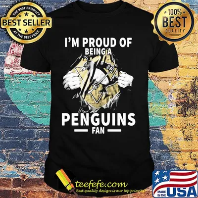 Blood insides i'm proud of being a pittsburgh penguins fan shirt