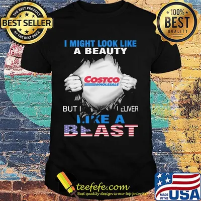 Blood insides i might look like a beauty costco wholesale but i deliver like a beast american flag independence day shirt