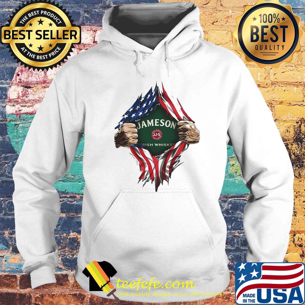 Blood insides jameson irish whiskey american flag independence day s Hoodie Blood insides jameson irish whiskey american flag independence day s Hoodie