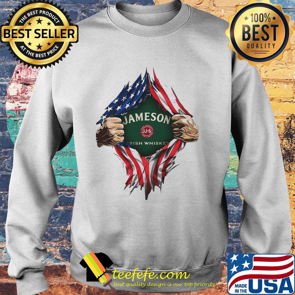 Blood insides jameson irish whiskey american flag independence day s Sweater Blood insides jameson irish whiskey american flag independence day s Sweater